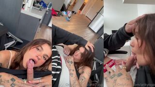 Arikytsya blowjob on her knees